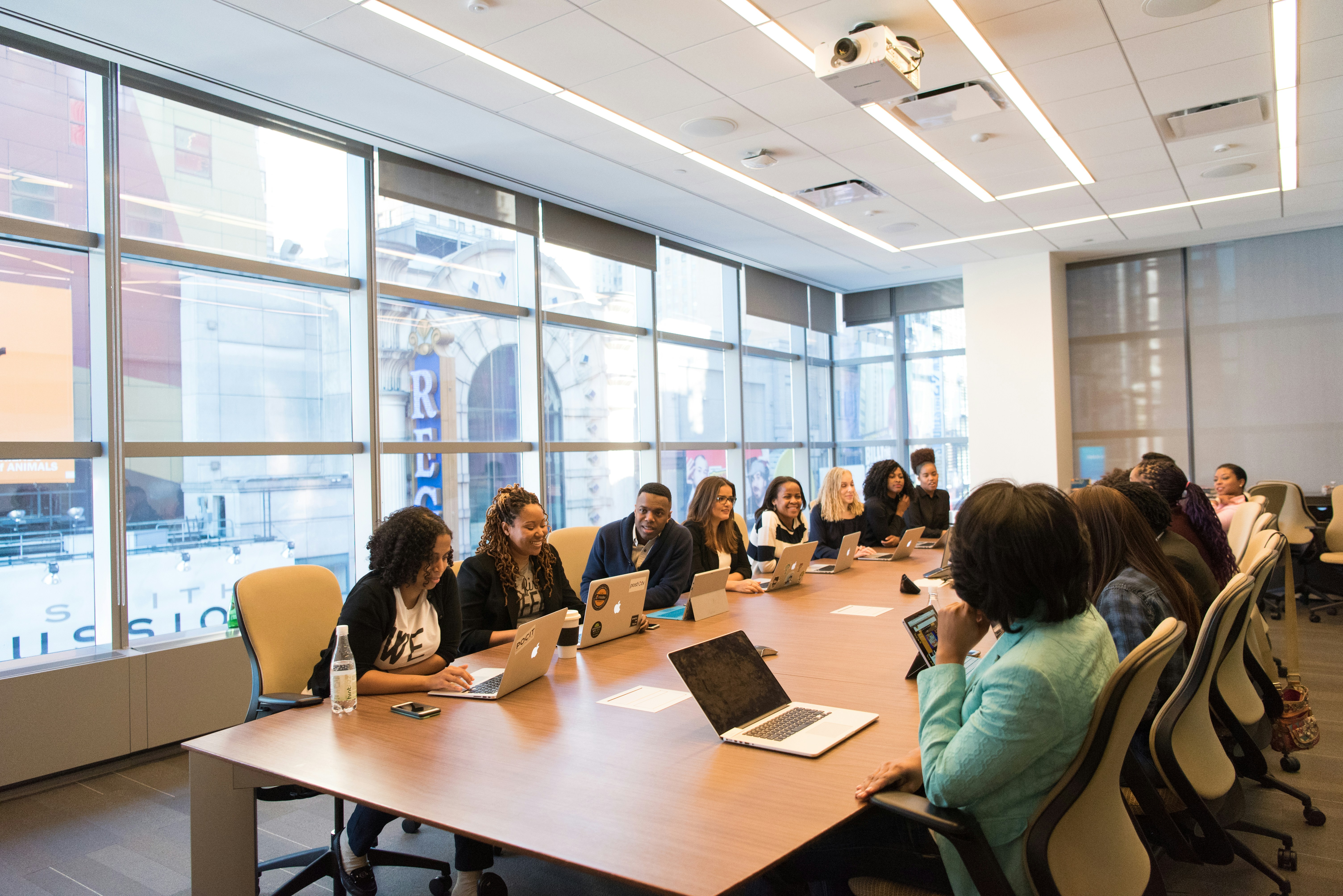 Diverse group of nonprofit leaders in discussion